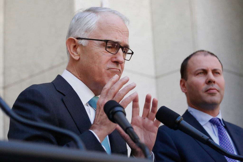 Malcolm Turnbull and Josh Frydenberg