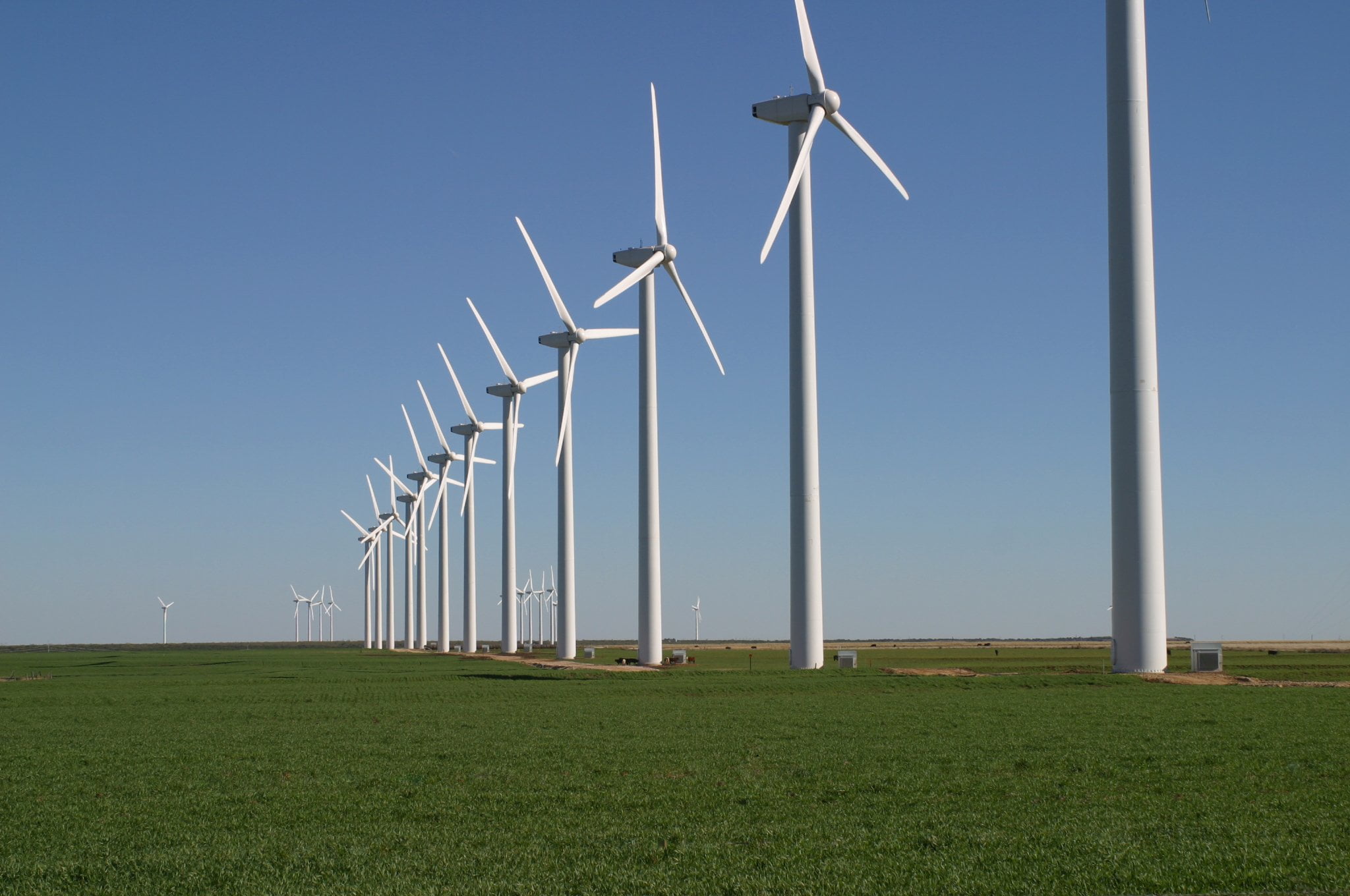 wind turbines, a renewable energy generator