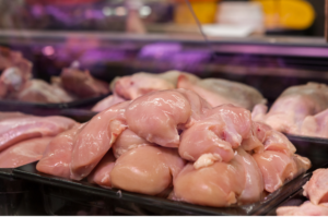 Fresh poultry in supermarket (Sydney Freezers)