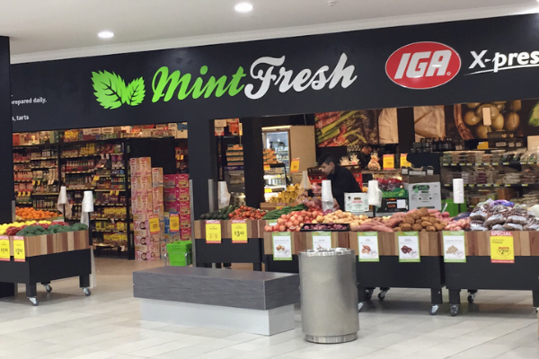 Mint Fresh IGA Storefront