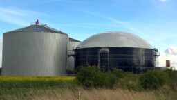 biogas refining plant