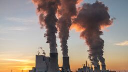coal fired power plant belching emissions