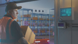 Man in front of Cold Storage